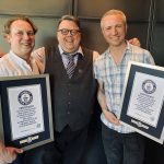 Adam Leyton and Chris Fletcher with certificates